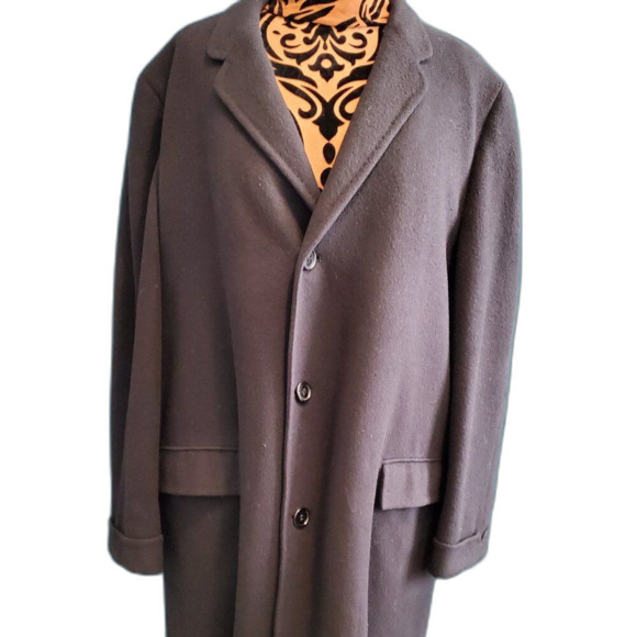 Rare Vintage Gentlemen’s Hand Tailored Davenport wool & cashmere Topcoat!  Large - Picture 2 of 11